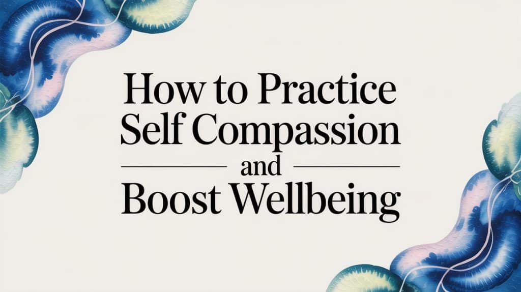 How to Practice Self Compassion and Boost Wellbeing