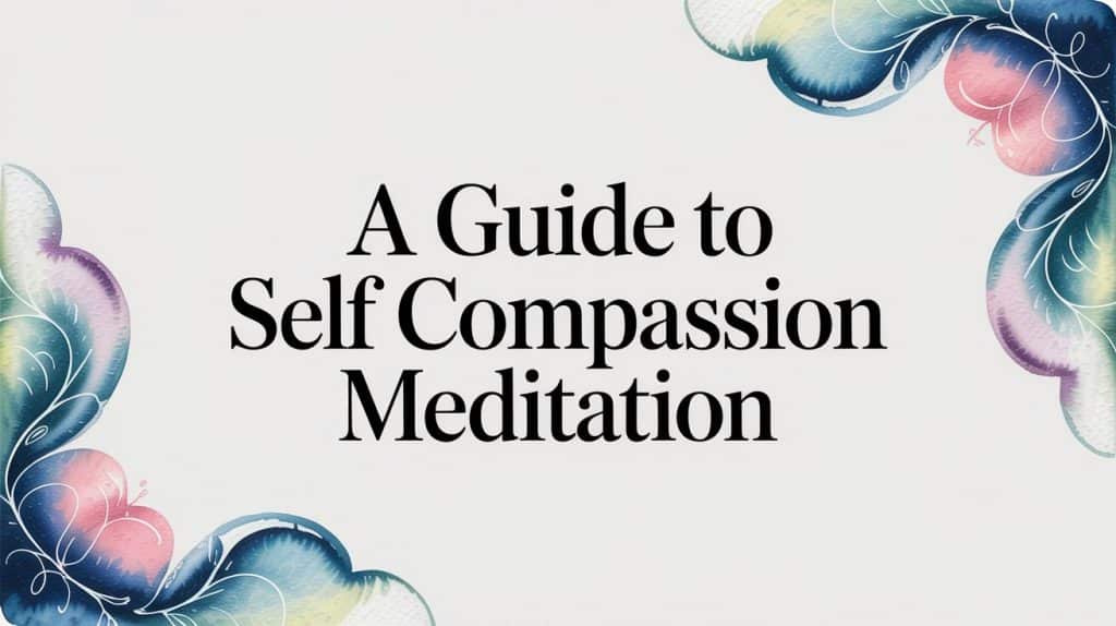 A Guide to Self Compassion Meditation